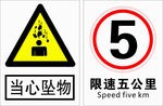 限速警示标志