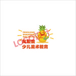 凤梨果少儿美术教育LOGO