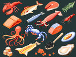 海鲜美食