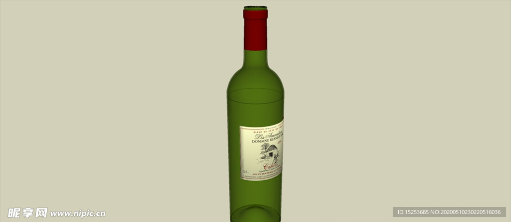 红酒瓶葡萄酒瓶