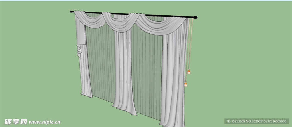 窗帘模型