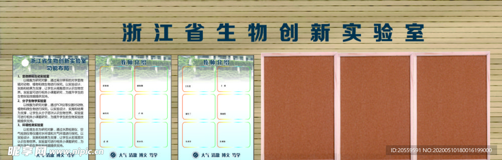 学校实验实验室展墙