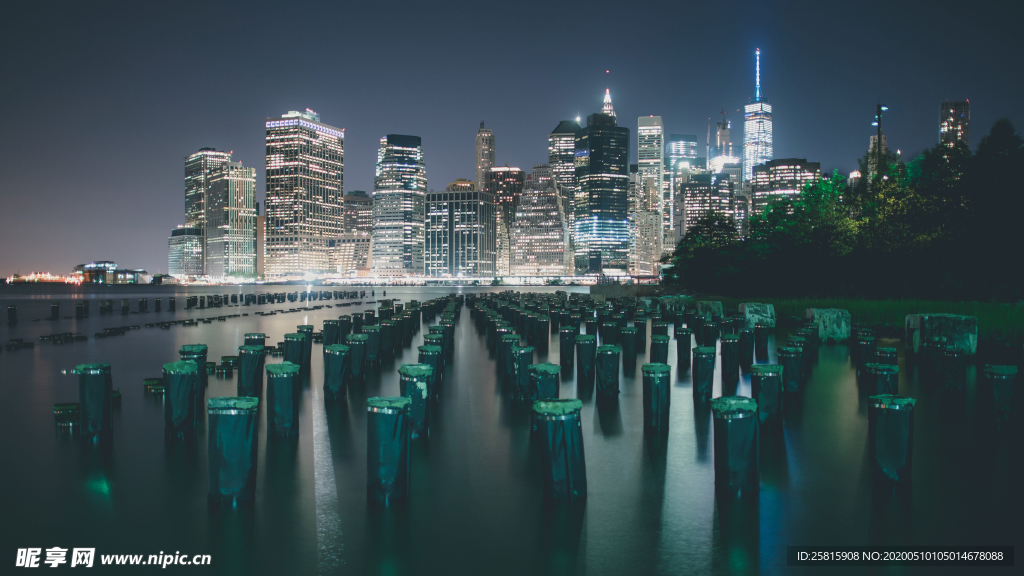 城市魅力夜景图片