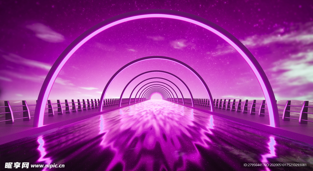 几何公路天空