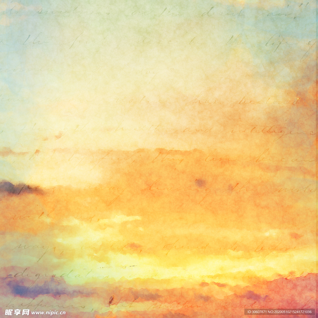 水彩背景