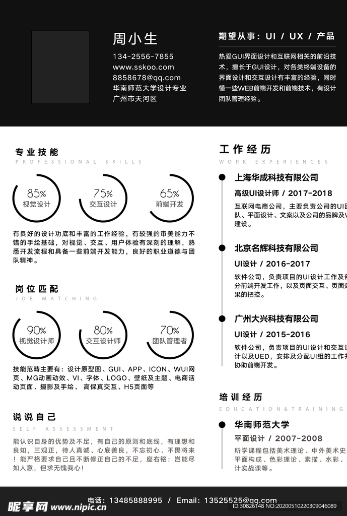 简历模板 求职 应聘 速职报告