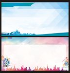 企业通用展板背景