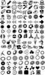 矢量办公网络生活图标