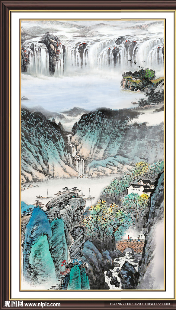 山水画 水墨山水画 意境山水画