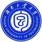 湖南工业大学校徽 蓝色版