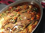 麻辣鸭血烤鱼