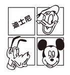 迪士尼卡通头像矢量