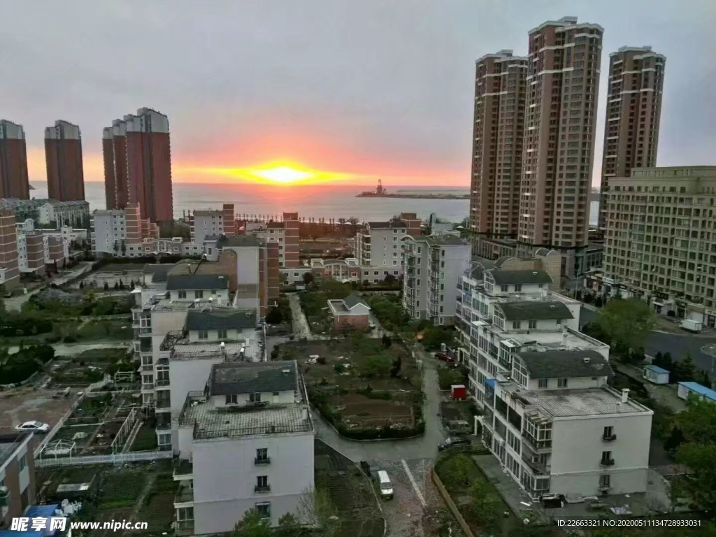 大连科技学院海边景观