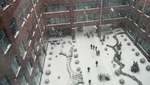 下雪时大连科技学院