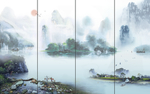 中式背景墙