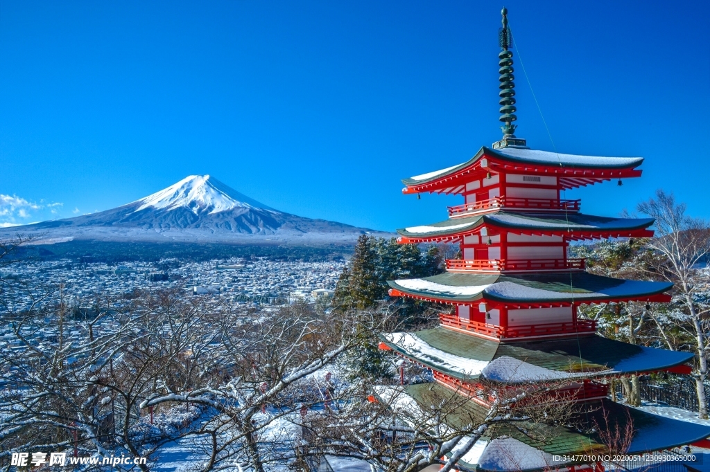 富士山风光图片