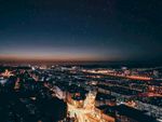 城市星空夜景