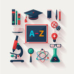 矢量学习用品素材