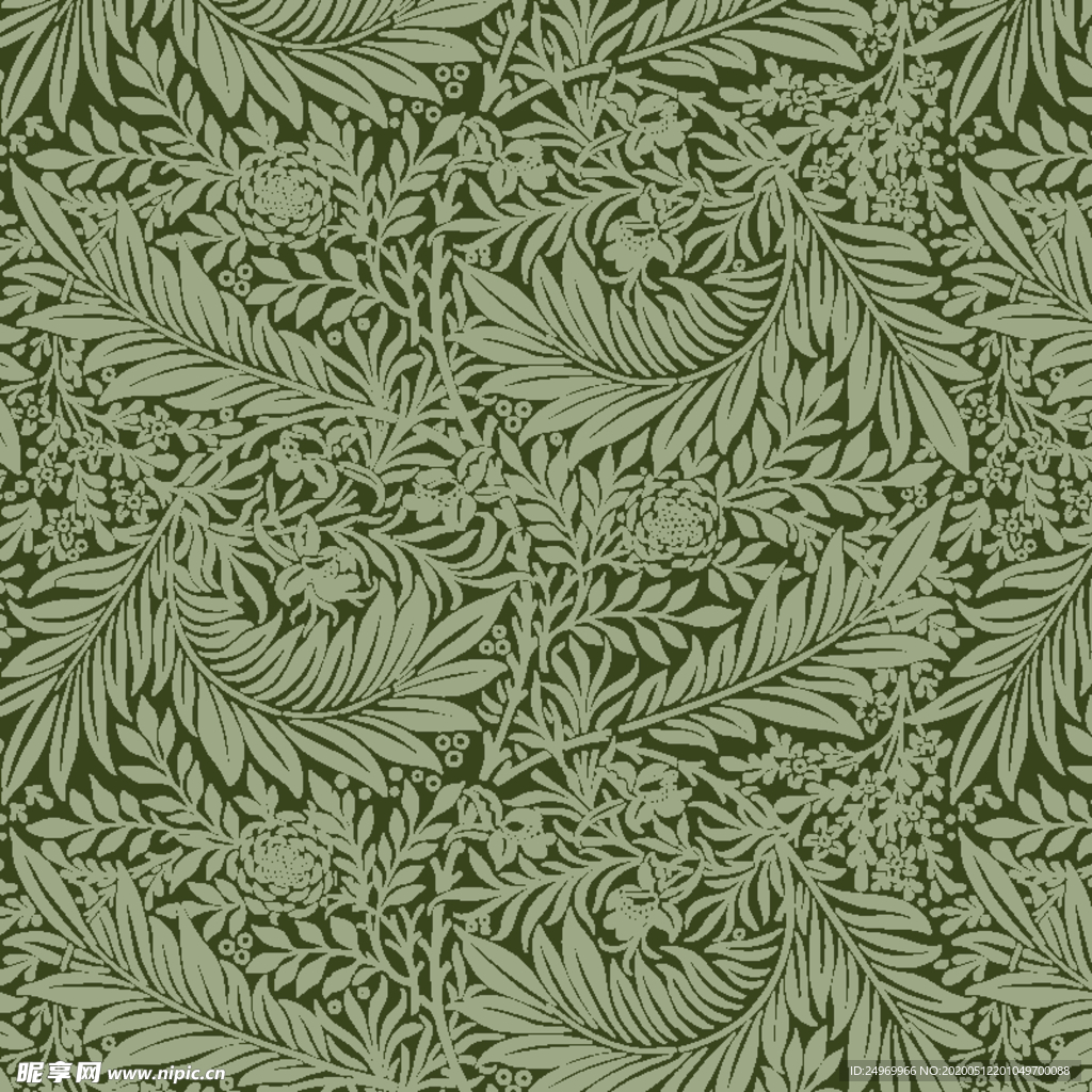 叶子花纹