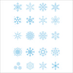 雪花矢量图标