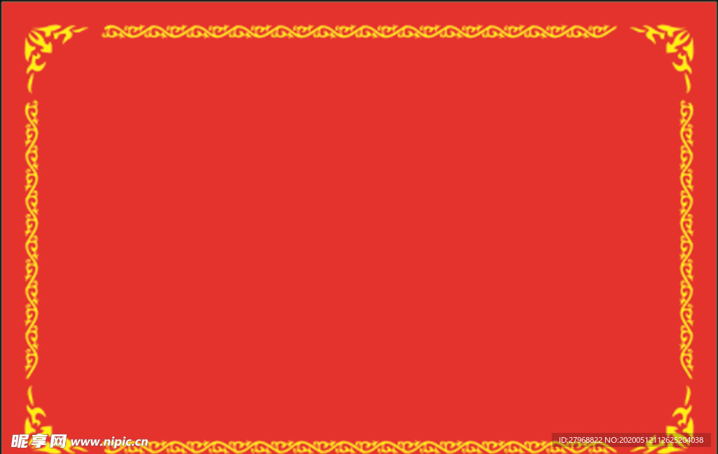 红色花边背景  红色背景  花
