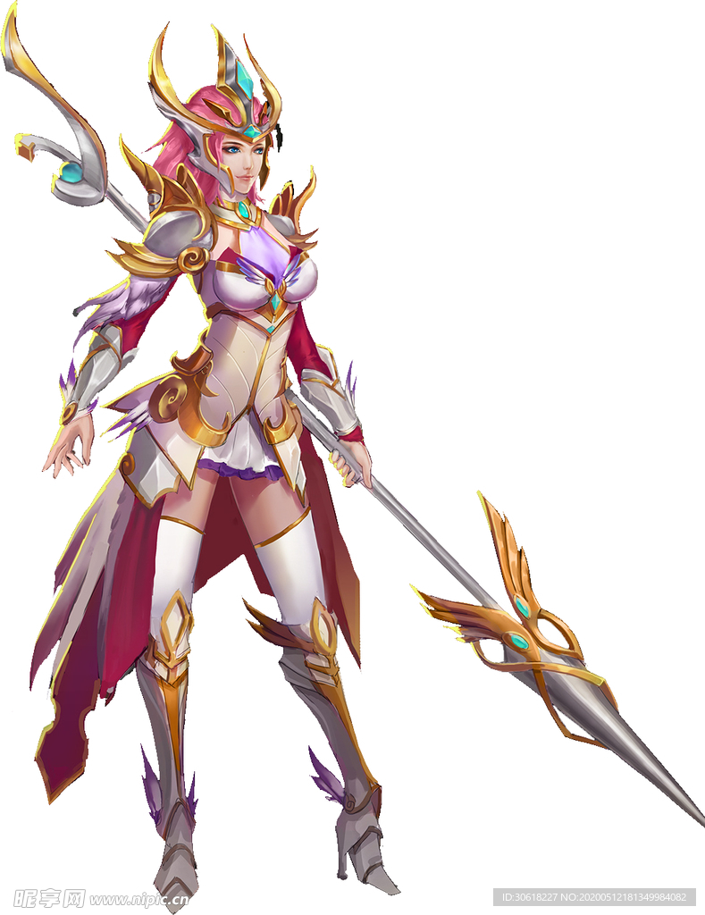 漫画人物插画合层