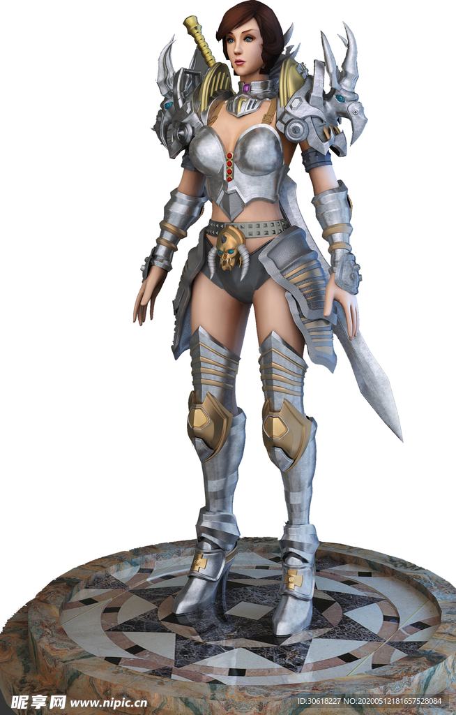 漫画人物插画合层