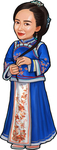漫画人物插画合层