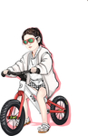 漫画人物插画合层