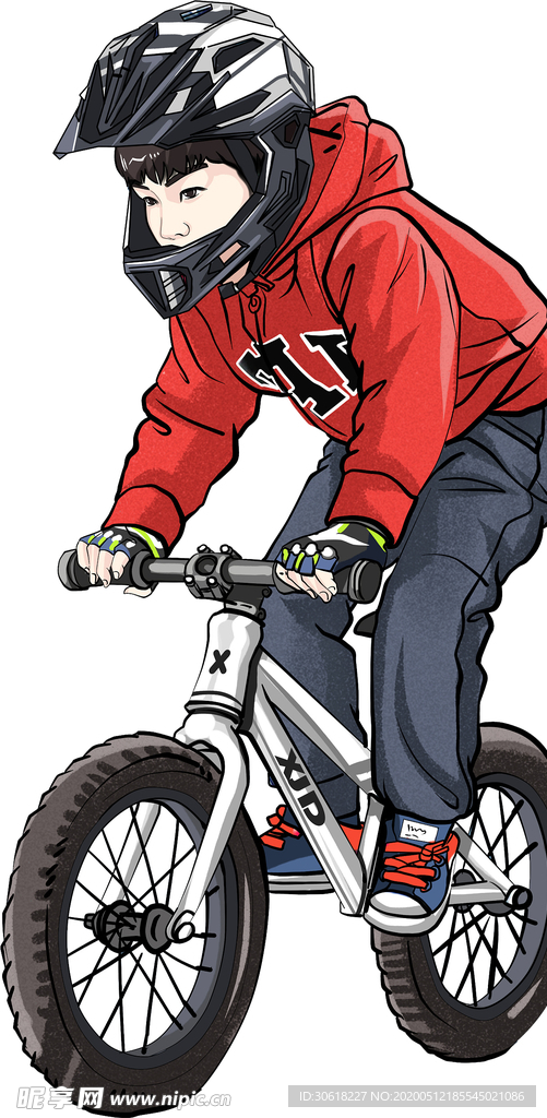 漫画人物插画合层