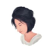 漫画人物插画合层