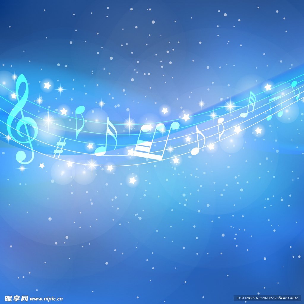 星空 音符 背景