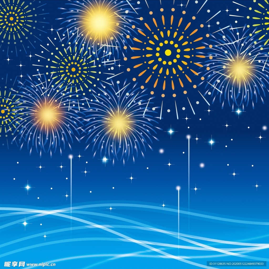 烟花背景