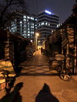 胡同夜景