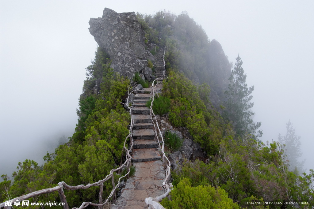 登山石阶