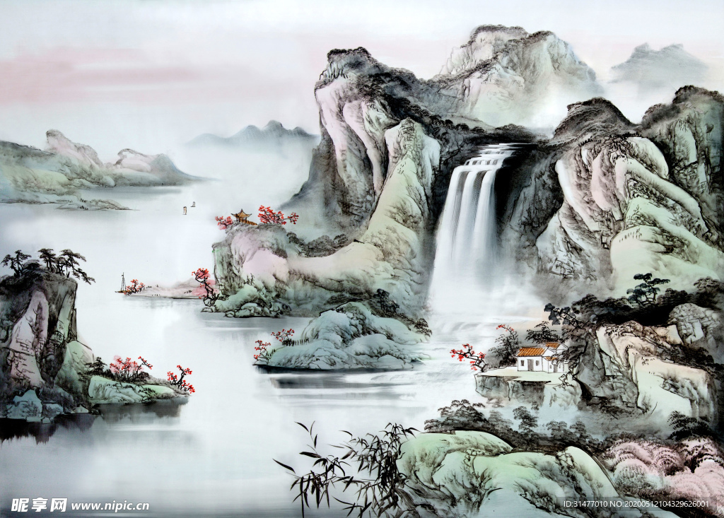水墨山水风景