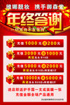 年终答谢海报