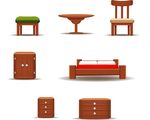 矢量家具元素