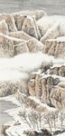 雪景山水
