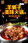 大气羊蝎子海报