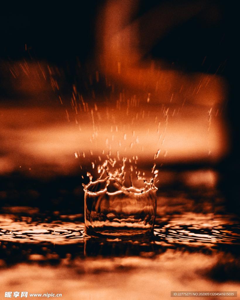 水花飞溅