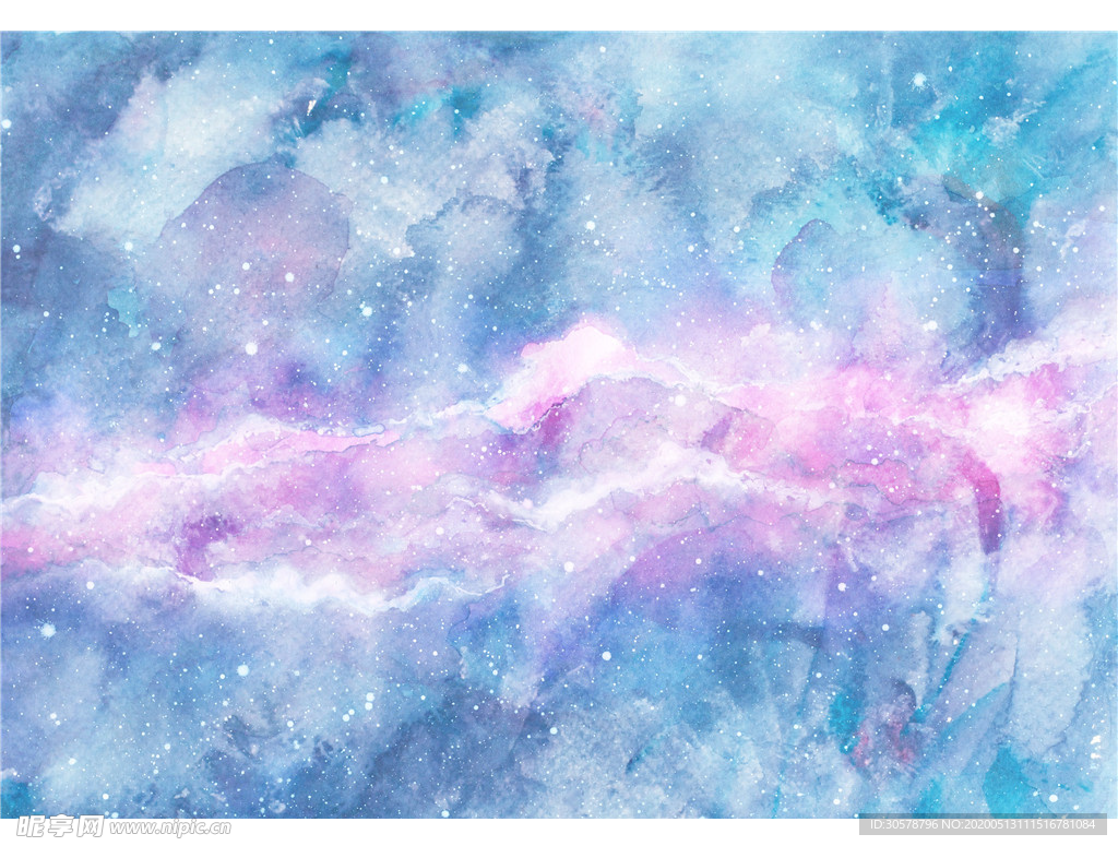 渲染星空背景图