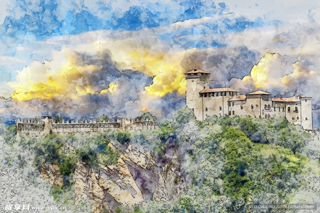 绘画城堡