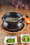砂锅青菜粥