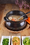 砂锅干贝鲜虾粥