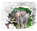 大象3D立体画