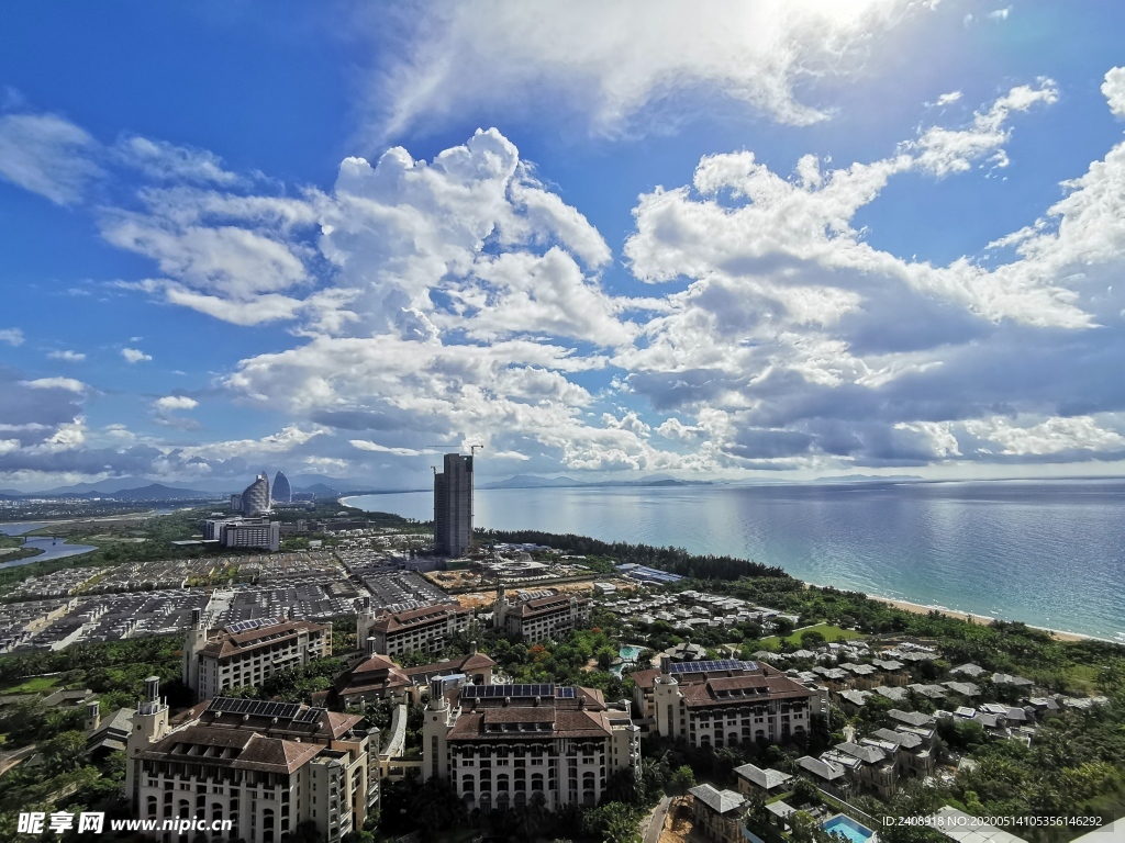 海 天空 云 地平线