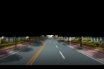 道路绿化 景观效果图