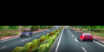 道路绿化 景观效果图 绿化景观