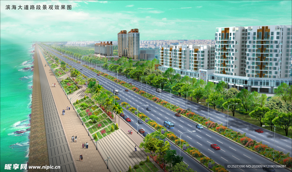 海景观效果图